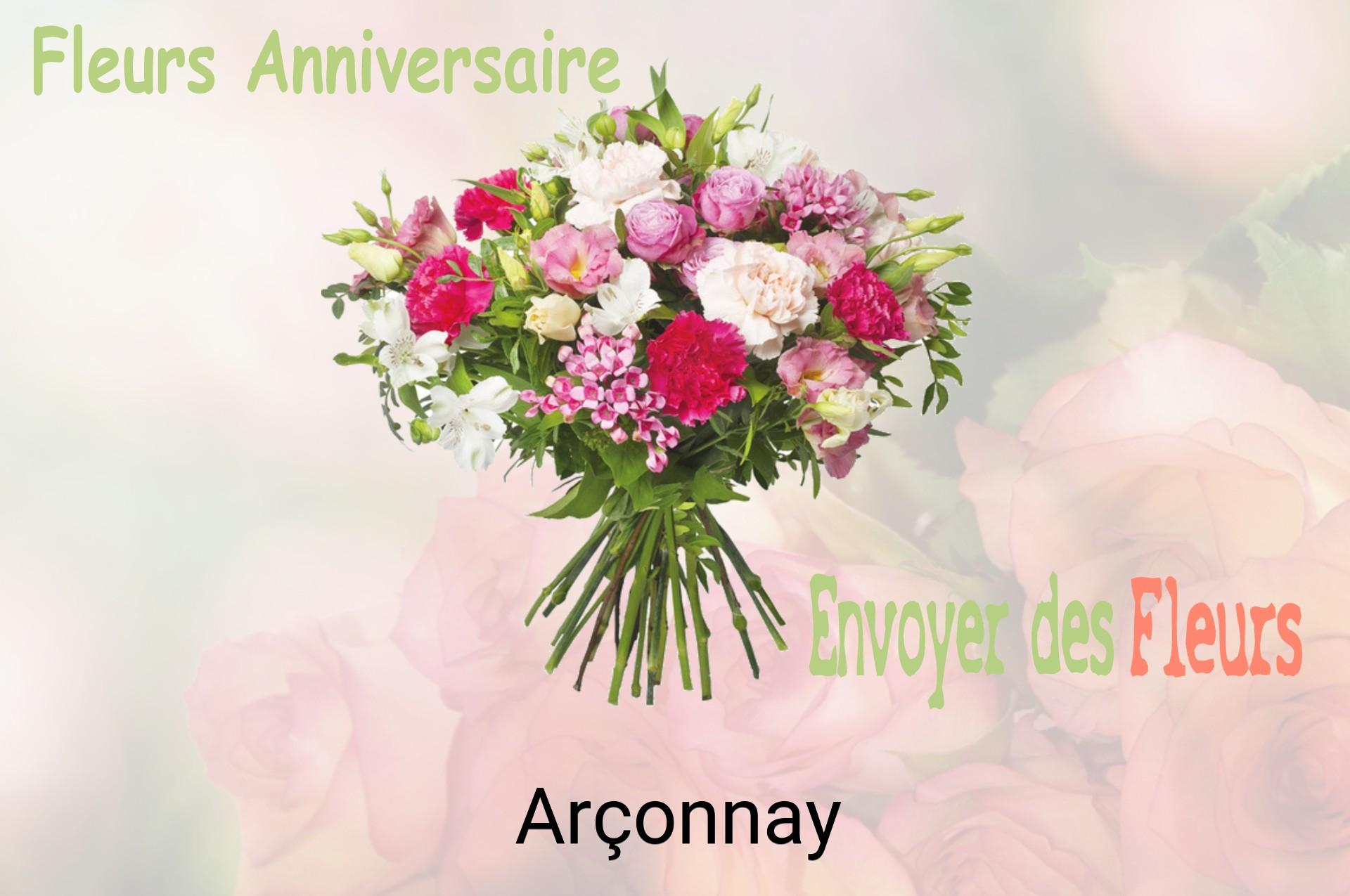 Bouquet de fleurs d’anniversaire livré à Arçonnay