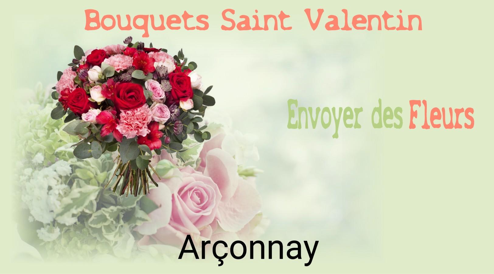 Roses de Saint-Valentin livrées à Arçonnay